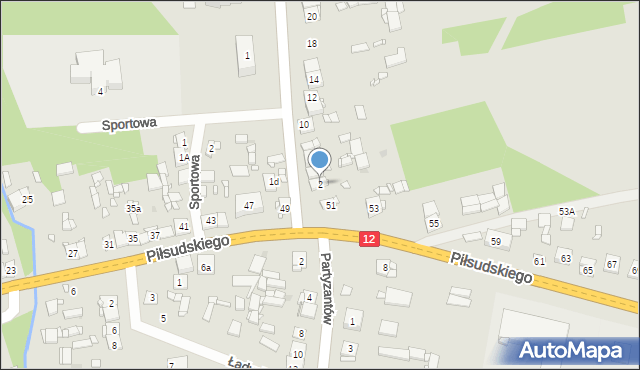 Gielniów, Szkolna, 2, mapa Gielniów