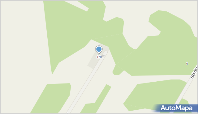 Glinianka, Szkolna, 17B, mapa Glinianka
