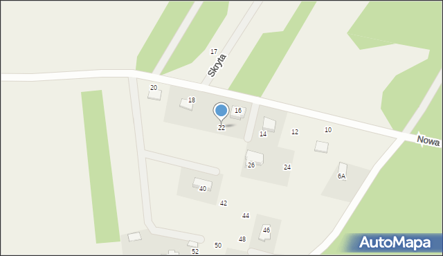 Glinianka, Szkolna, 22, mapa Glinianka