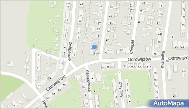 Gliwice, Szybowa, 1, mapa Gliwic