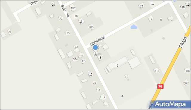 Głosków, Szkolna, 10, mapa Głosków