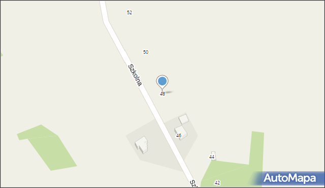 Głosków, Szkolna, 48, mapa Głosków