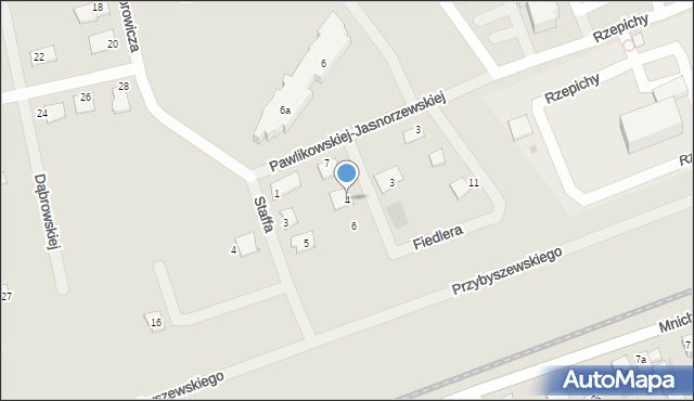 Gniezno, Szymborskiej Wisławy, 4, mapa Gniezna