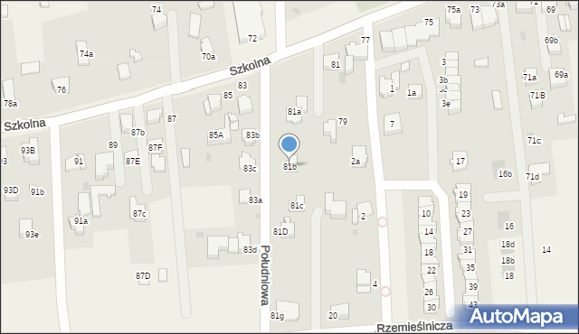 Goczałkowice-Zdrój, Szkolna, 81b, mapa Goczałkowice-Zdrój