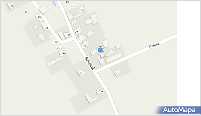 Gogolewo, Szkolna, 31, mapa Gogolewo