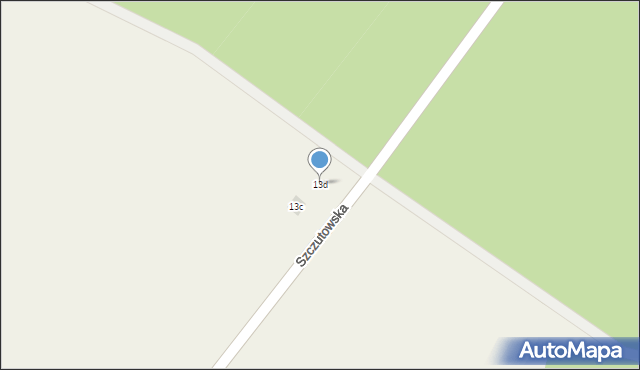 Gójsk, Szczutowska, 13d, mapa Gójsk