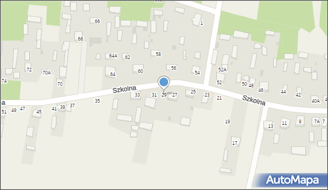 Gołąbek, Szkolna, 29, mapa Gołąbek