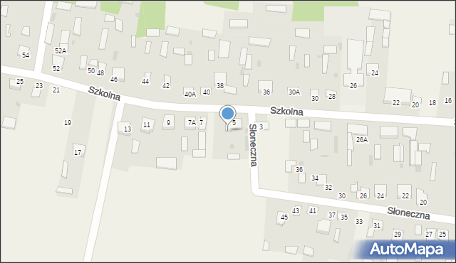 Gołąbek, Szkolna, 5a, mapa Gołąbek