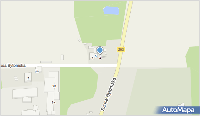 Gołaszyn, Szosa Bytomska, 4, mapa Gołaszyn