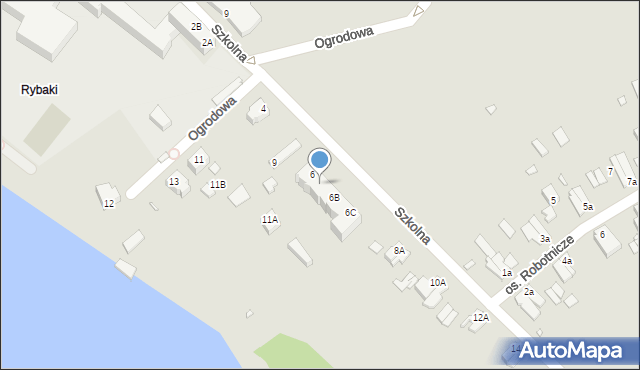 Golczewo, Szkolna, 6A, mapa Golczewo