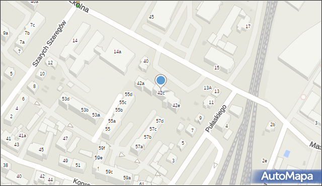 Goleniów, Szkolna, 42c, mapa Goleniów