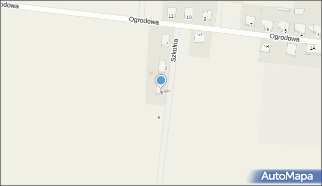 Golice, Szkolna, 6, mapa Golice