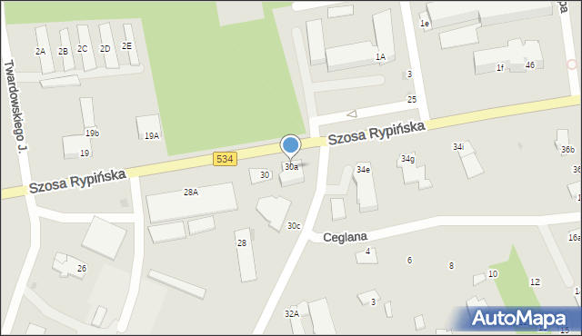 Golub-Dobrzyń, Szosa Rypińska, 30a, mapa Golub-Dobrzyń