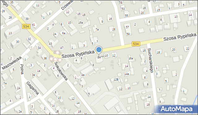 Golub-Dobrzyń, Szosa Rypińska, 8A, mapa Golub-Dobrzyń