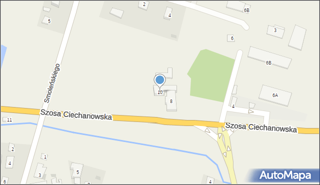 Gołymin-Ośrodek, Szosa Ciechanowska, 10, mapa Gołymin-Ośrodek