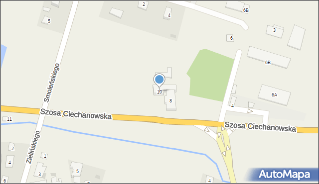 Gołymin-Ośrodek, Szosa Ciechanowska, 10, mapa Gołymin-Ośrodek