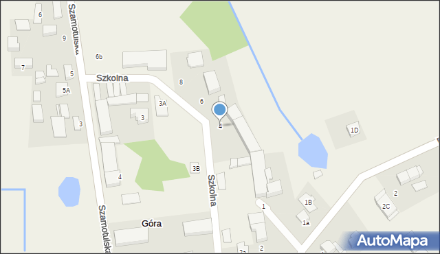 Góra, Szkolna, 4, mapa Góra
