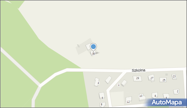 Góra, Szkolna, 30, mapa Góra