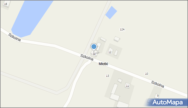 Gościeradz, Szkolna, 14, mapa Gościeradz
