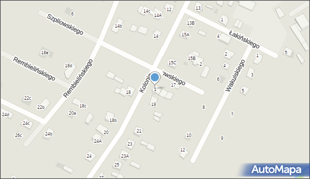 Gostynin, Szpilowskiego Hilarego, 1, mapa Gostynin