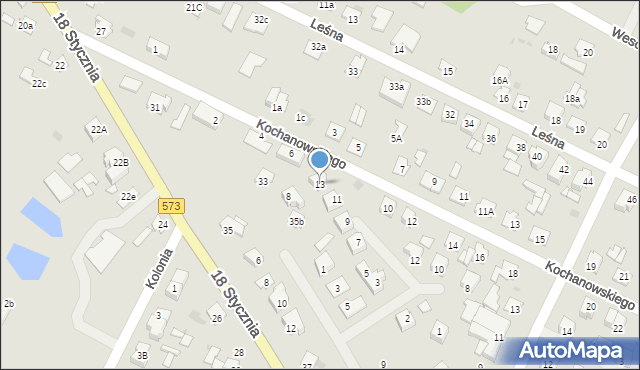 Gostynin, Szydłowieckiego Krzysztofa, 13, mapa Gostynin