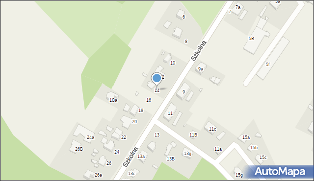 Goświnowice, Szkolna, 14, mapa Goświnowice