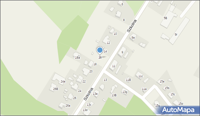Goświnowice, Szkolna, 16, mapa Goświnowice