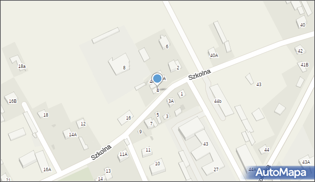 Goworowo, Szkolna, 4, mapa Goworowo
