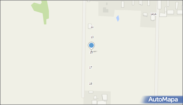 Gózd, Szkolna, 15, mapa Gózd