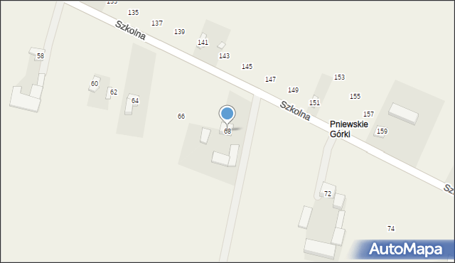 Grabów, Szkolna, 68, mapa Grabów
