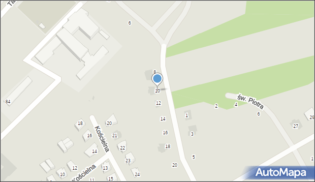 Grajewo, Sztramko Kazimierza, pil., 10, mapa Grajewo