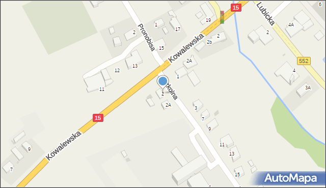 Grębocin, Szkolna, 2, mapa Grębocin