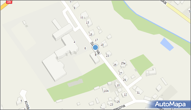 Grębocin, Szkolna, 8, mapa Grębocin