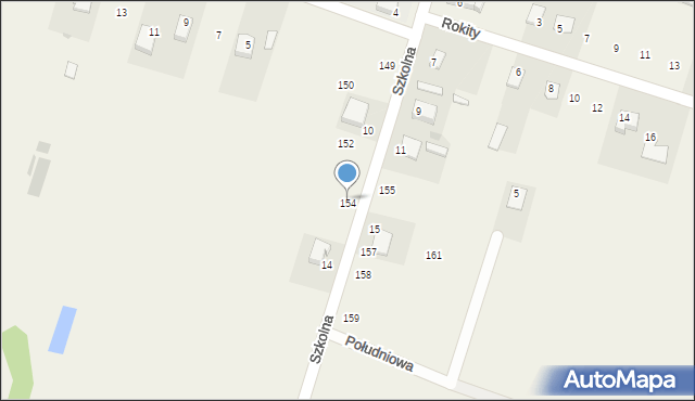 Gręzówka, Szkolna, 12, mapa Gręzówka