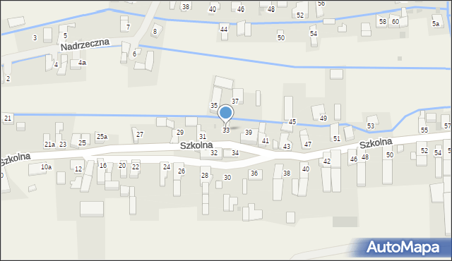 Grobniki, Szkolna, 33, mapa Grobniki