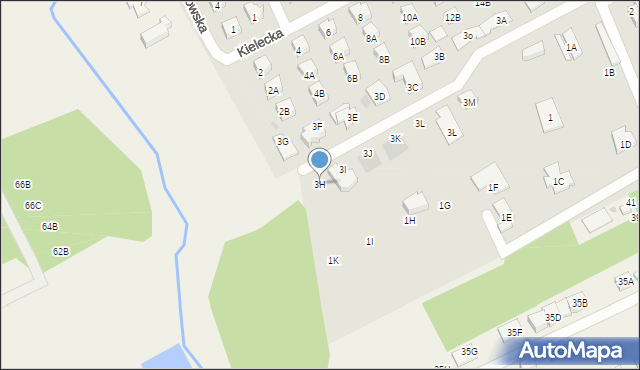 Grodzisk Mazowiecki, Szczęsna, 3H, mapa Grodzisk Mazowiecki