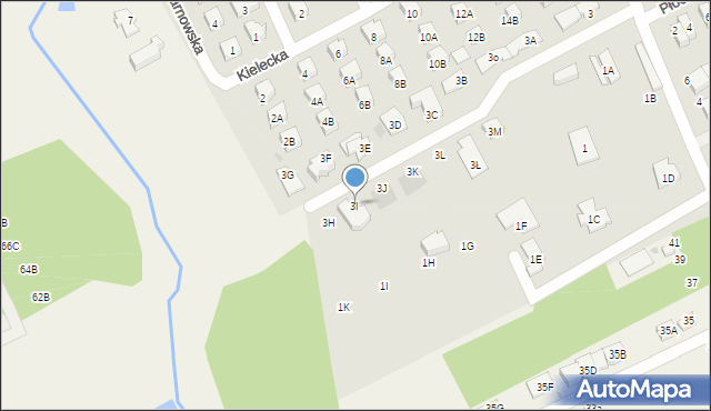 Grodzisk Mazowiecki, Szczęsna, 3I, mapa Grodzisk Mazowiecki