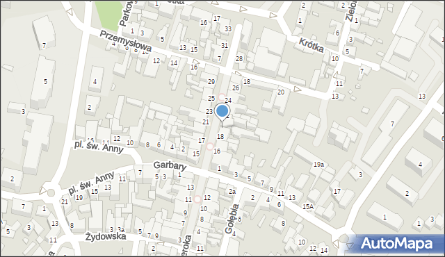 Grodzisk Wielkopolski, Szeroka, 20, mapa Grodzisk Wielkopolski