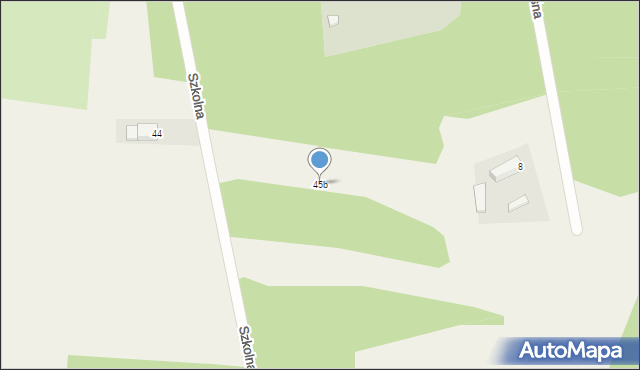 Gromadka, Szkolna, 45b, mapa Gromadka