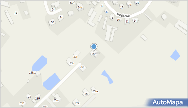 Gronowo Górne, Szafirowa, 25r, mapa Gronowo Górne