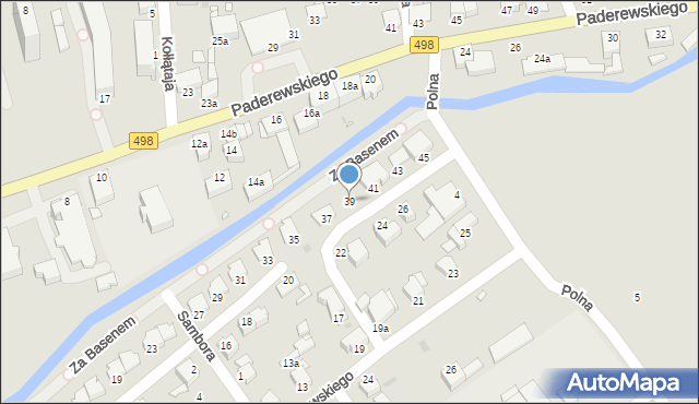 Grudziądz, Szychowskiego Juliana, 39, mapa Grudziądza