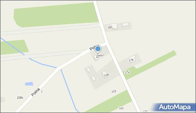 Gwizdały, Szkolna, 127, mapa Gwizdały