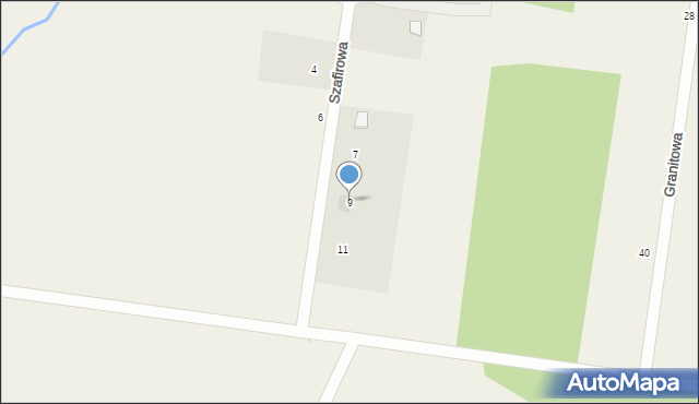 Henrykowo, Szafirowa, 9, mapa Henrykowo