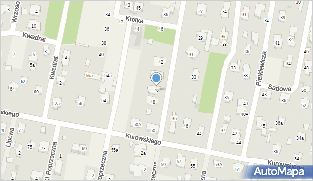 Hornówek, Szkolna, 46, mapa Hornówek