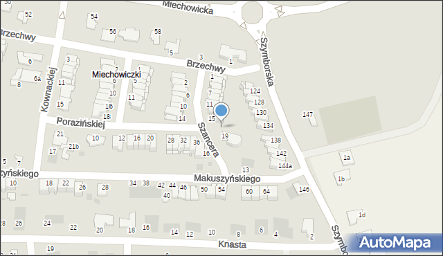 Inowrocław, Szancera Jana Marcina, 17, mapa Inowrocławia