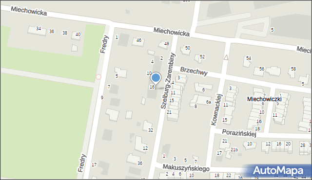 Inowrocław, Szelburg-Zarembiny Ewy, 18, mapa Inowrocławia