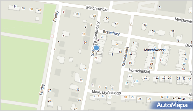 Inowrocław, Szelburg-Zarembiny Ewy, 19, mapa Inowrocławia