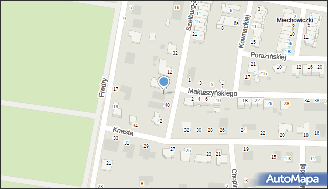 Inowrocław, Szelburg-Zarembiny Ewy, 38, mapa Inowrocławia