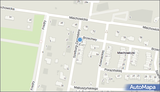 Inowrocław, Szelburg-Zarembiny Ewy, 7, mapa Inowrocławia