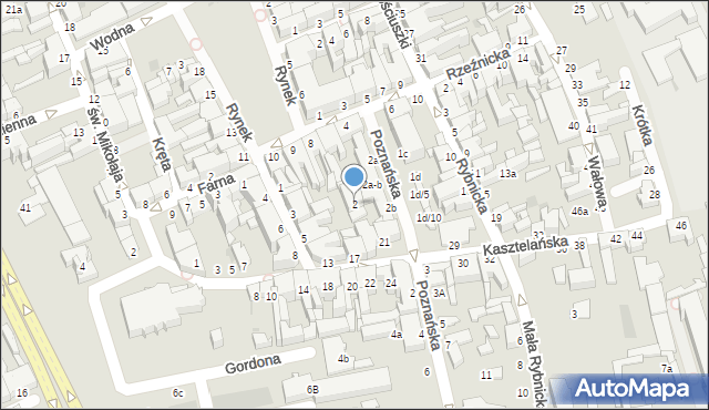 Inowrocław, Szeroka, 2, mapa Inowrocławia